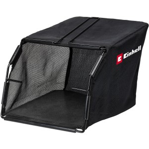 Einhell Fangsack GC-SC 18/28 Li für Elektro-Vertikutierer, 20 l Volumen, aus schwarzem Stoff mit Netz.