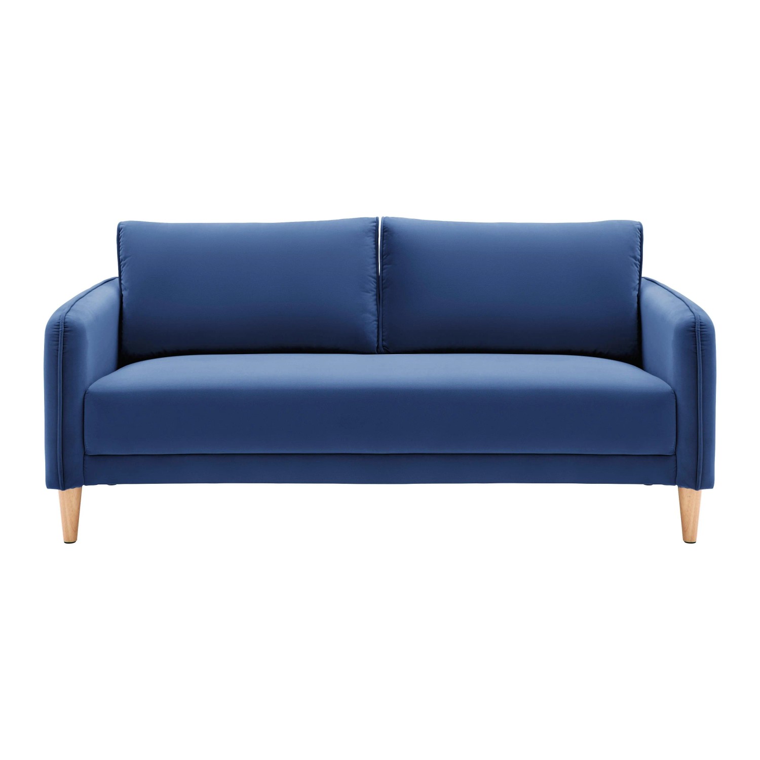 Bessagi Home Sofa Livia Blau Samt