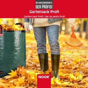 Noor Gartensack Profi M Ø 45 cm x 75 cm Laubsack 120 l Grün