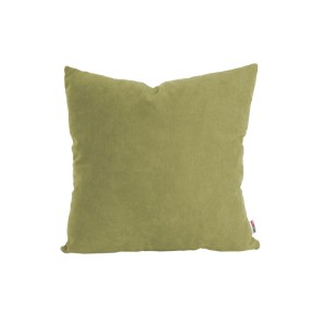 Quadratisches Dekokissen Uni Grün 45x45 cm aus weichem Polyester mit Füllung für Sofa und Sessel.