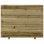 Rechteckiger vidaXL Pflanzkübel aus imprägniertem Kiefernholz, 90x60x72,5 cm, für Garten, Balkon oder Terrasse.