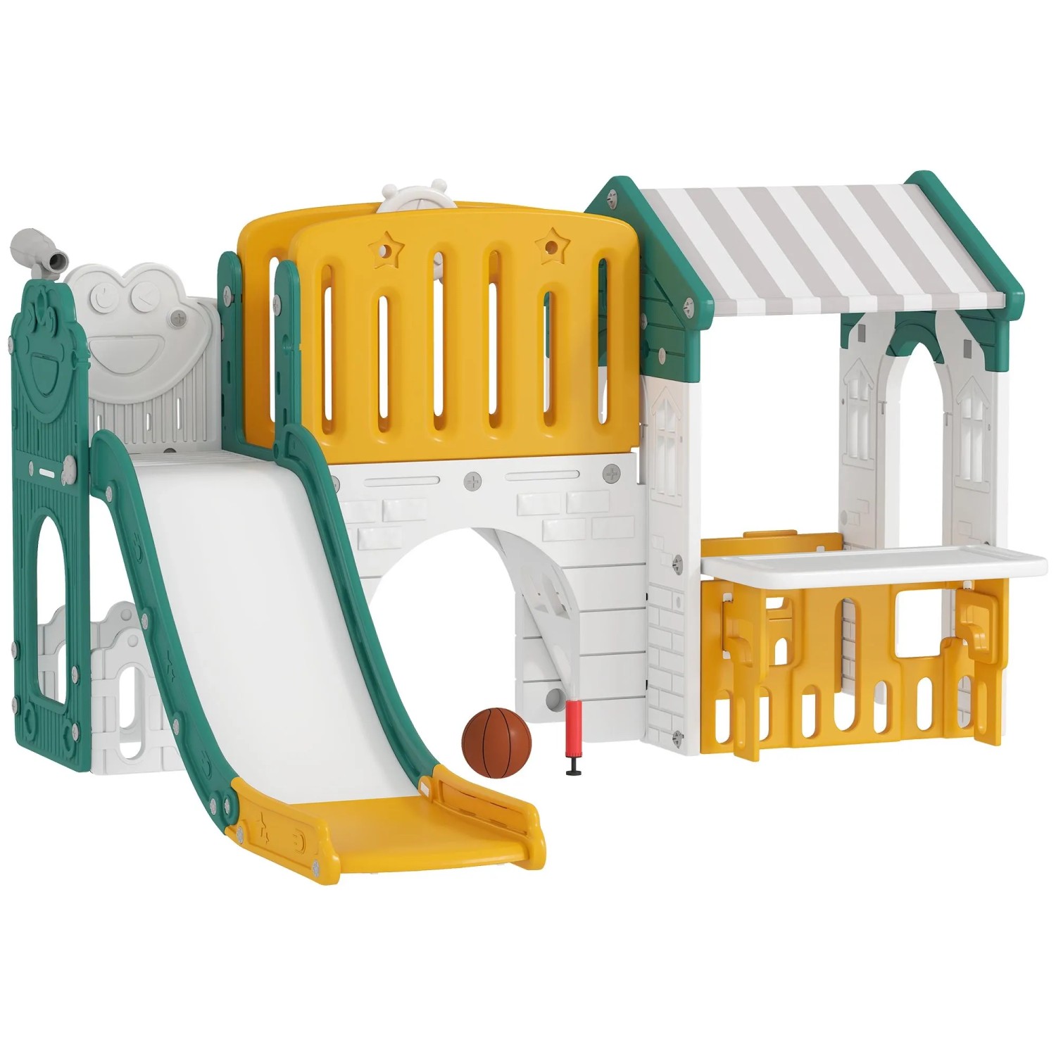 AIYAPLAY Kinderrutsche Kunststoff 189L x 180B x 111H cm