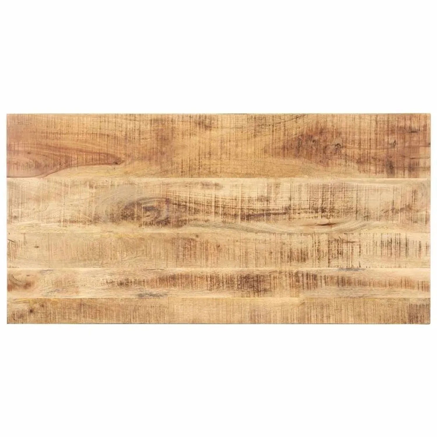 vidaXL Tischplatte Massivholz Mango 15-16 mm 100x60 cm 286013