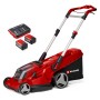 Einhell Akku-Rasenmäher Rasarro 36/42 mit Akkus und Ladegerät.