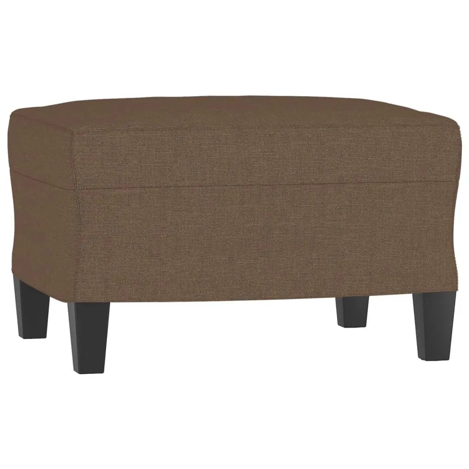 vidaXL Fußhocker Braun 60x50x41 cm Stoff 349330