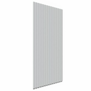 Weißes Akustikpaneel (60x120cm, 2 Stk.) mit Filz für Wand und Decke zur Schallverbesserung.