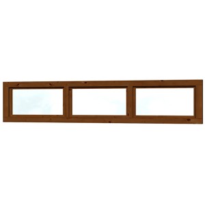 Skan Holz Oberlicht, 147x30 cm, Nussbaum, für Carports zur natürlichen Belichtung.