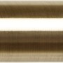 Gardinenstange aus Metall, altgoldfarben, 160 cm für Vorhänge und Gardinen.