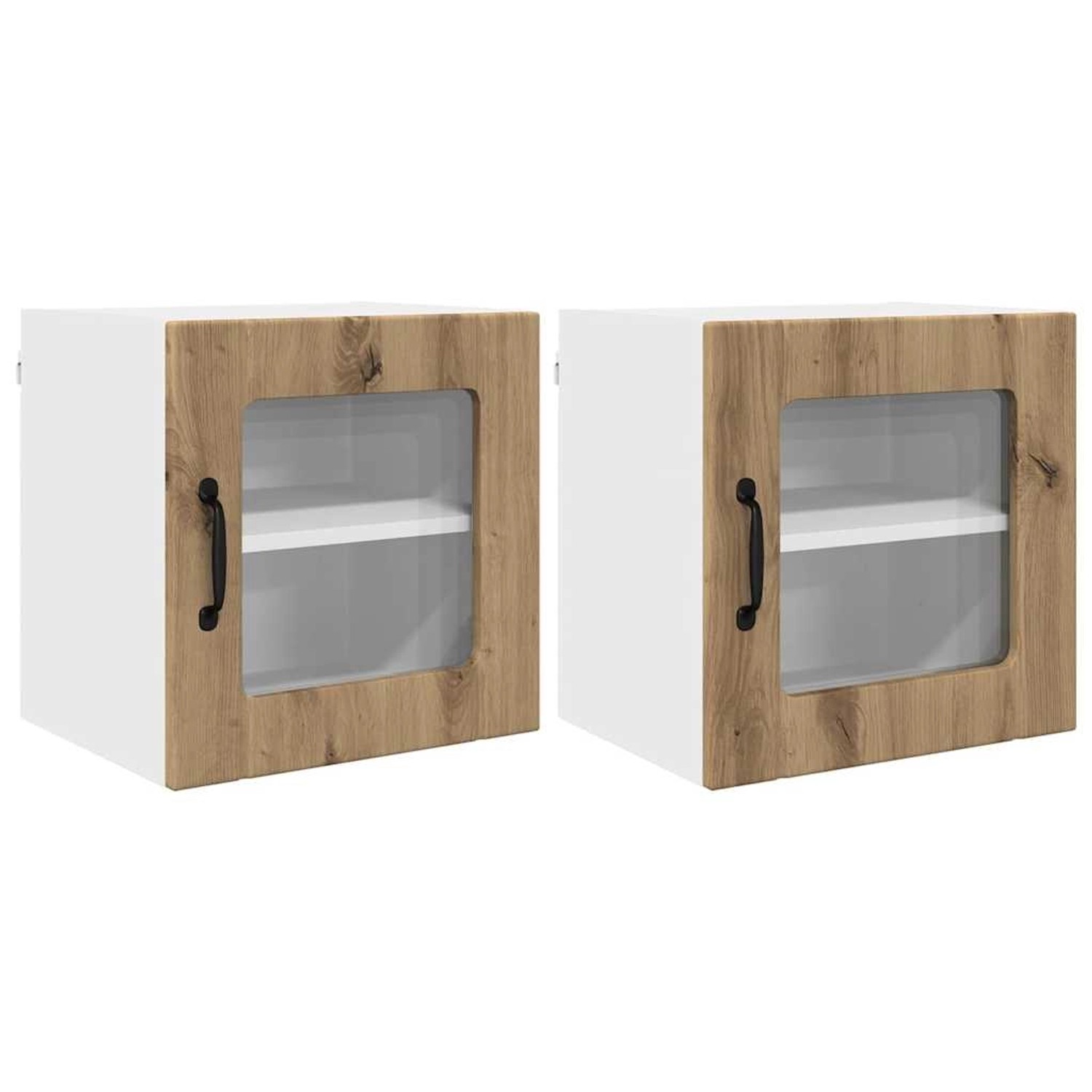 vidaXL Küchenschrank 2 Stk Artisan-Eiche 40 x 31 x 40 cm Holzwerkstoff 8848 günstig online kaufen
