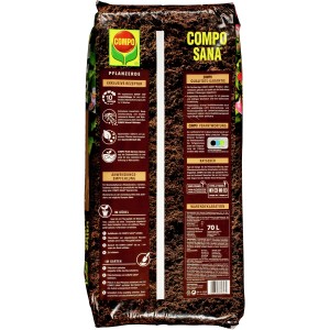 Sack Compo Sana Pflanzerde, 70 Liter, für Stauden, Büsche, Hecken und Bäume.