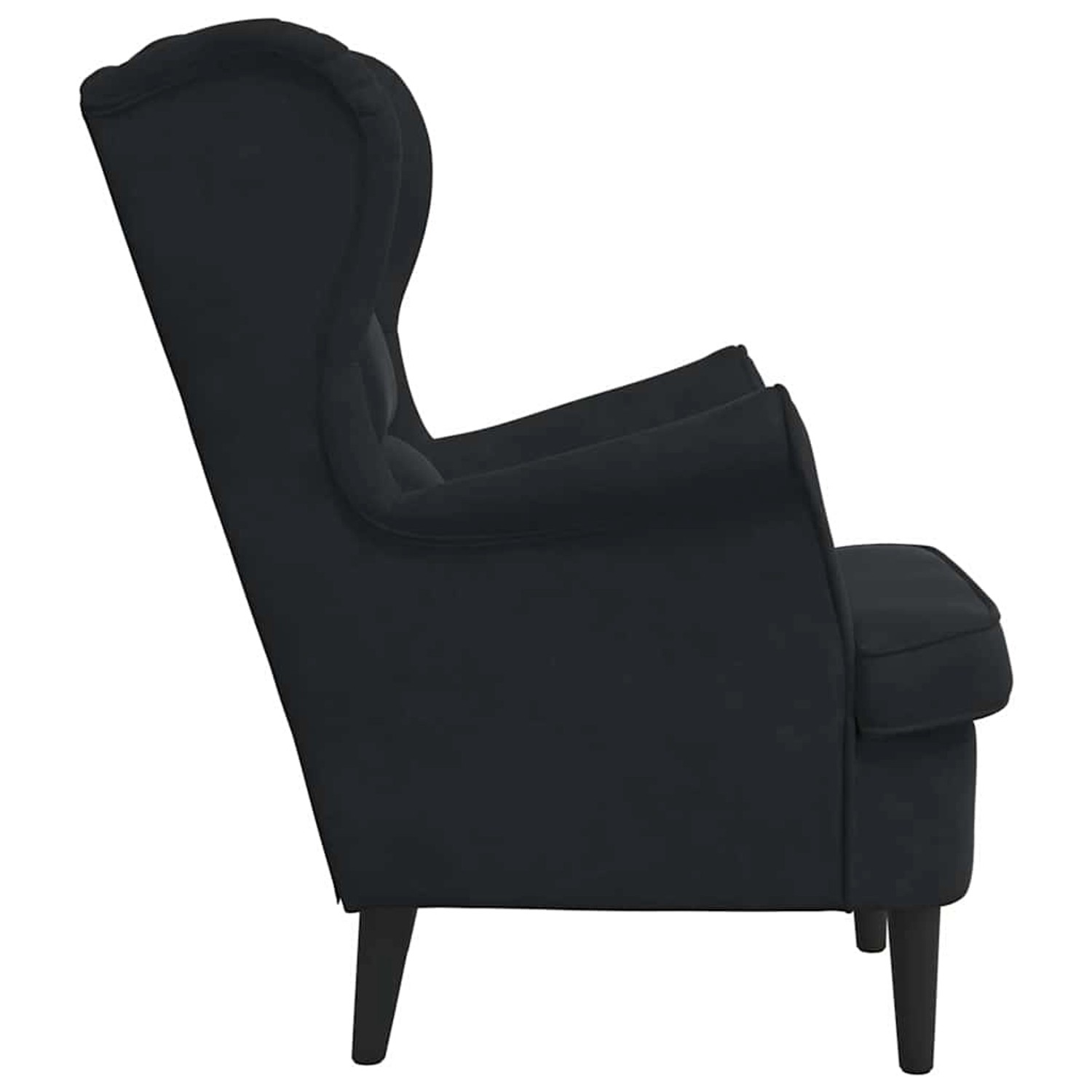 vidaXL Sessel Schwarz 71 x 92 x 91 cm Samt 42012826 günstig online kaufen