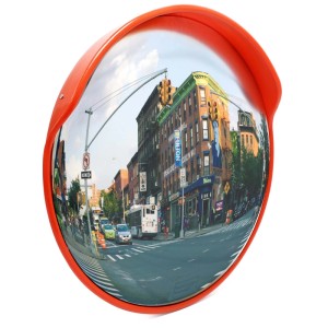 Wiltec Verkehrsspiegel 80Cm Schutzhaube Sicherheitsspiegel Überwachungsspiegel