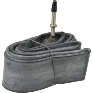 Fischer Fahrradschlauch 26 Zoll mit Sclaverandventil, zusammengerollt.