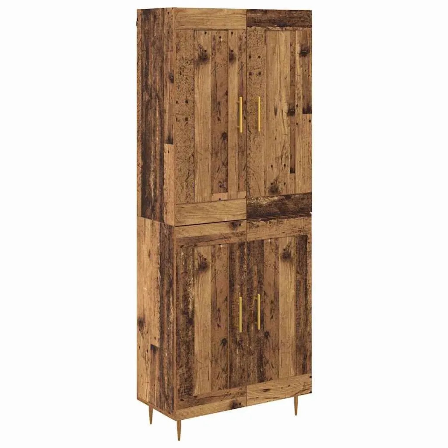 vidaXL Highboard Altholz 69,5 x 34 x 180 cm Holzwerkstoff 3415610 günstig online kaufen