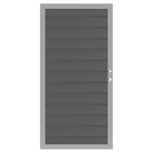 Osmo Tor Multi-Fence Sichtschutzzaun, hellgrau, 89x178cm, aus BPC Material.