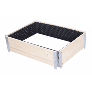 PROREGAL Hochbeetkisten GuardBox 20x80x60cm inkl. Luftfolie Natur