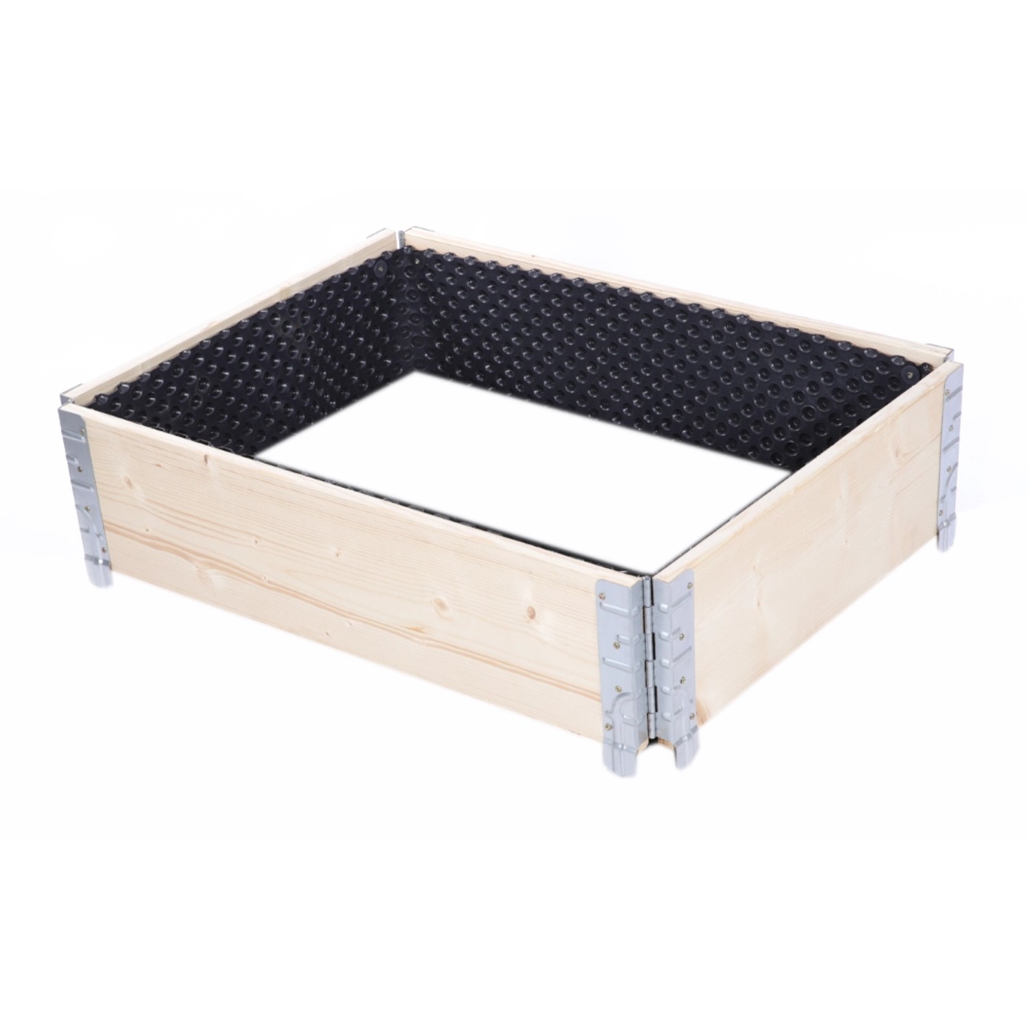 PROREGAL Hochbeetkisten GuardBox 20x80x60cm  inkl. Luftfolie Natur günstig online kaufen