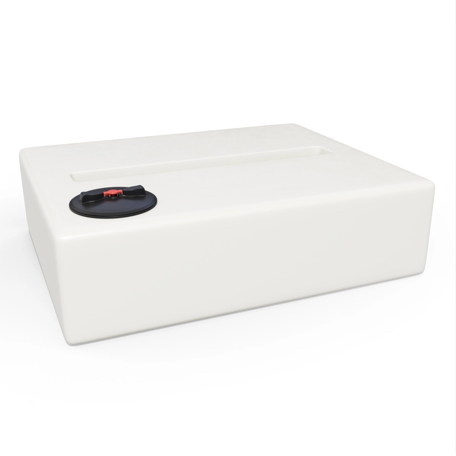 KMND 400L Rechteckig Trinkwasser Wassertank Weiß