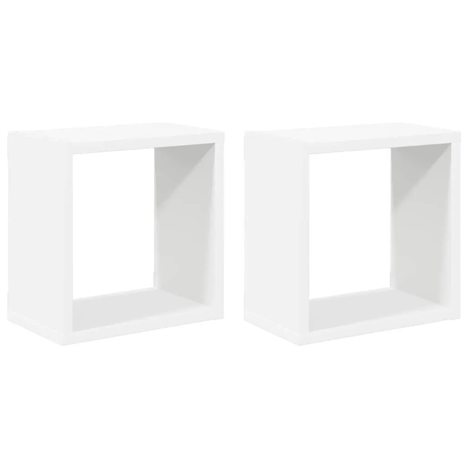 vidaXL Würfelregale 2 Stk Weiß 26x15x26 cm 807025