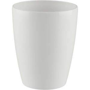 Weißer, glänzender Artevasi Orchideentopf Fiji, Ø 12,5 cm.