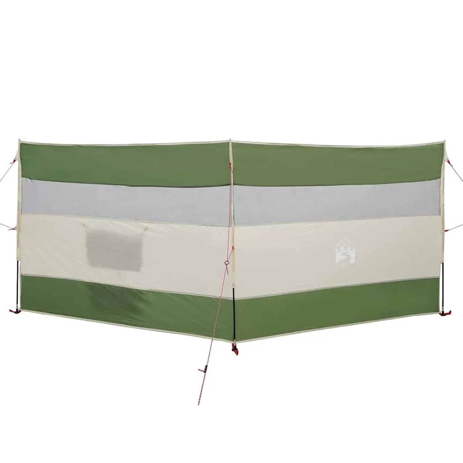 vidaXL Camping-Windschutz Grün 340x130 cm Wasserdicht 4009657