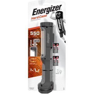 Energizer Hardcase Arbeitslampe mit 4 AA Batterien, robust, magnetisch und wetterfest.