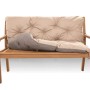 Setgarden Light Outdoor Kissen Bankauflage 100x50x40cm Kissen Für 2-Sitzer Bänke 1tlg Beige_6