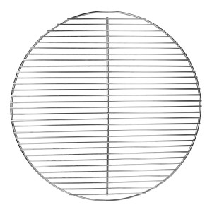 Runder ECD Germany Grillrost aus Edelstahl, 54,5 cm, rostfrei für Grillutensilien.