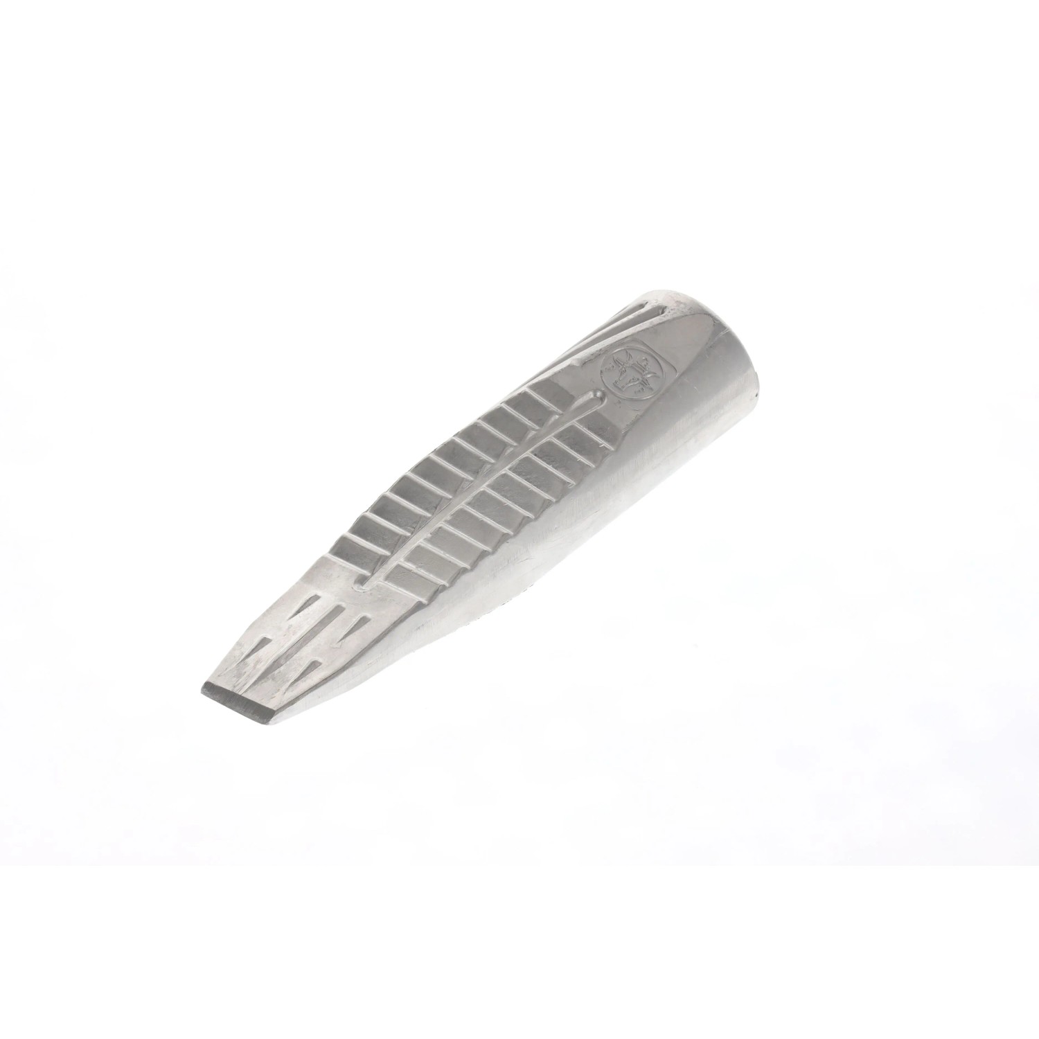 Ochsenkopf Alu-Drehspaltkeil Oval 41 - 1.000 OX aus Aluminium, mit ovaler Form und Führungsrippen.