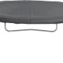 Schwarze Salta Wetterschutz-Abdeckung (Ø 183 cm) auf einem Trampolin.