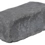 Anthrazitfarbener EHL Mauerstein Verona Antik Light, 30x14x12 cm, für rustikale Mauern.