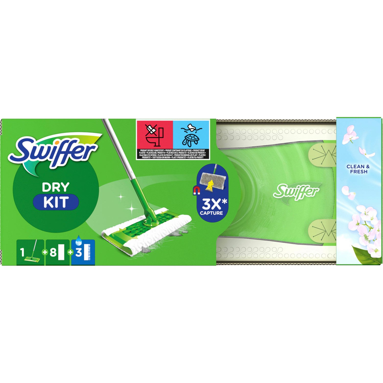 Swiffer Bodenwischer Starter-Set mit Tücher