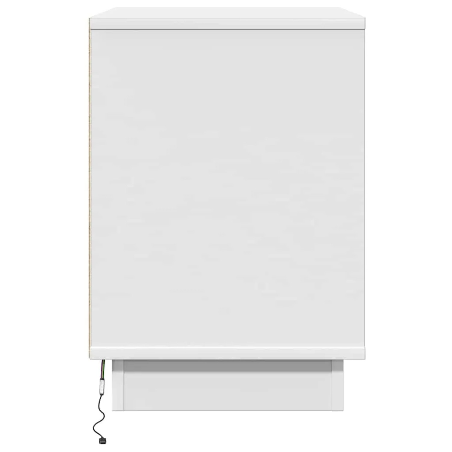 vidaXL Nachttisch mit Schubladen Weiß 50 x 34,5 x 50 cm Holzwerkstoff 869578_5