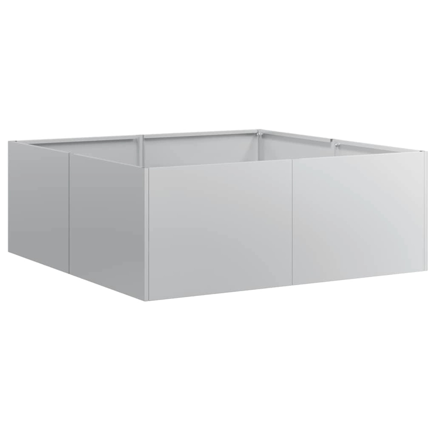 vidaXL Pflanzkübel 80x80x30 cm Verzinkter Stahl 860806 günstig online kaufen