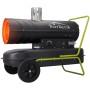 TroniTechnik Diesel Heizkanone 20kW mit Rädern und Tragegriff. Heizgerät in Schwarz.