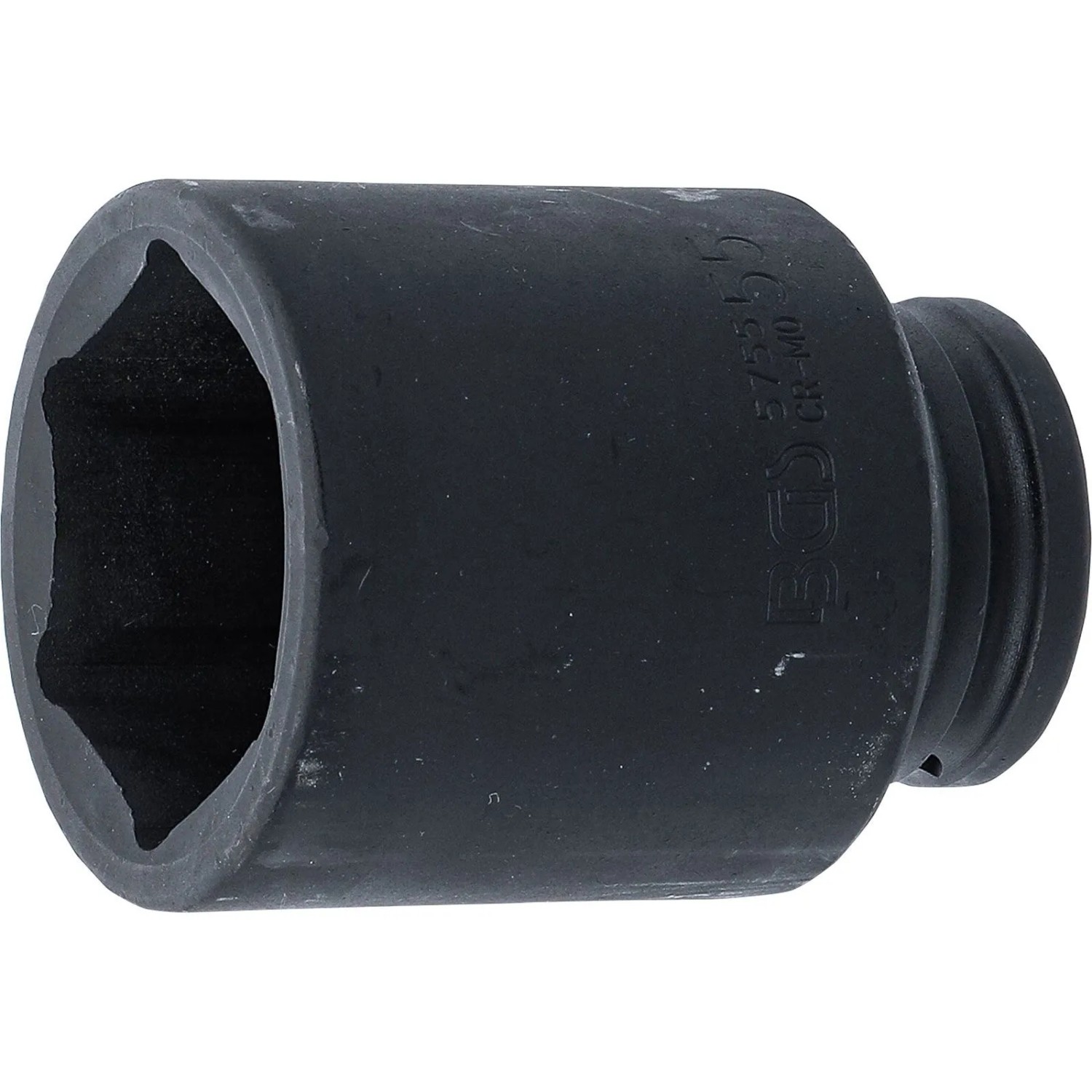 BGS Kraft Steckschlüssel Einsatz Sechskant Tief Antrieb Innenvierkant 20 Mm  3 4 Zoll  SW 55 Mm 5755