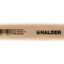 Schonhammer Baseplex 30 mm mit Holzstiel und roten/weißen Schlageinsätzen.
