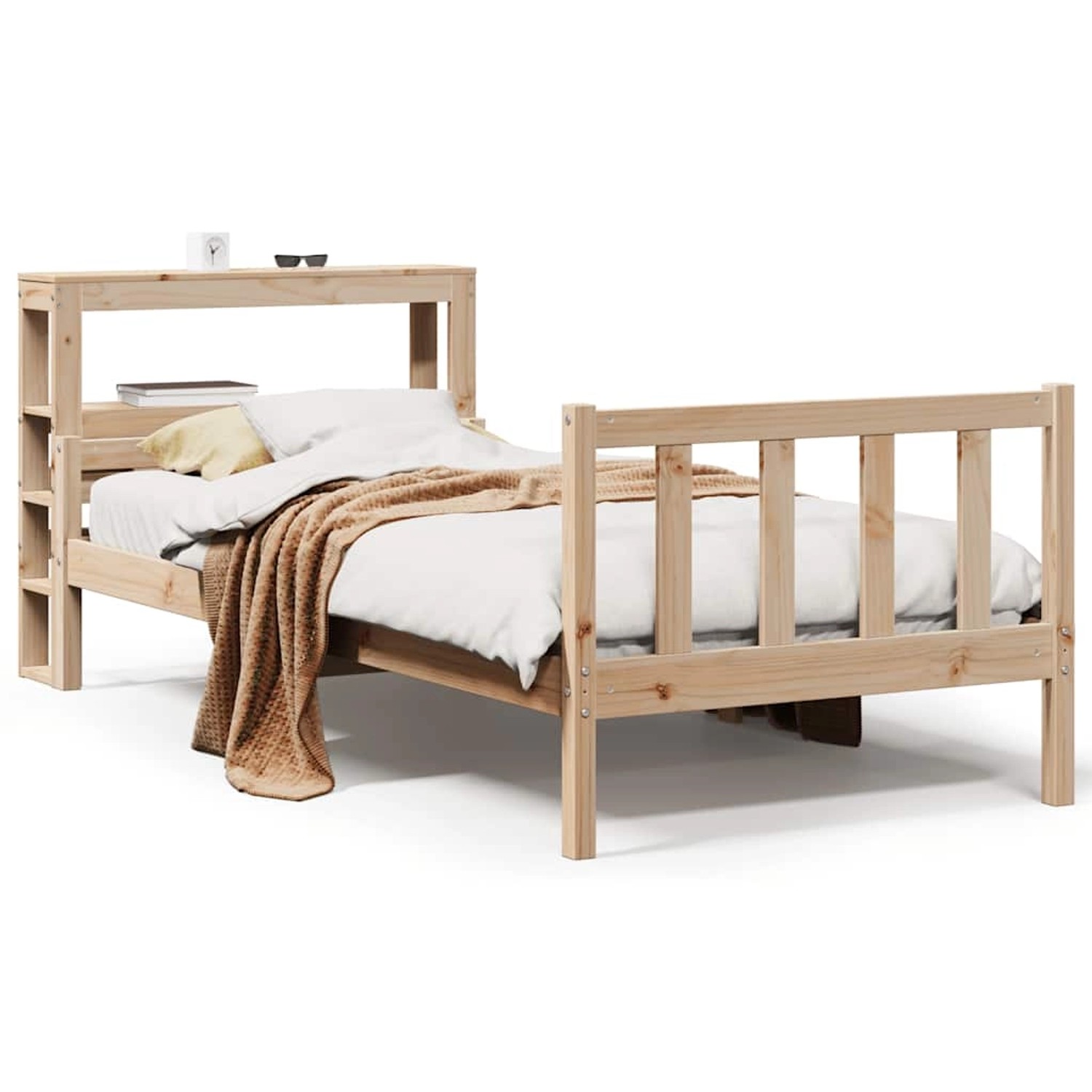 vidaXL Massivholzbett ohne Matratze 90x190 cm Kiefer 3305890 günstig online kaufen