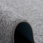 Grauer Snapstyle Hochflor Teppich Mona, 160x240 cm, Detailansicht der weichen Textur.