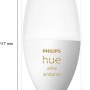 Philips Hue E14 LED Kerze, White Ambiance, 2er-Pack. Smarte Lampe mit warmen und kühlen Weißtönen.