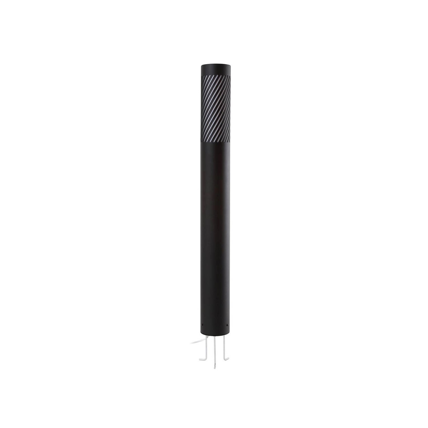 Lindby Außenleuchte Lurinda 10025925 Spritzwassergeschützt Modern in Schwarz aus Metall 1-flammig E27