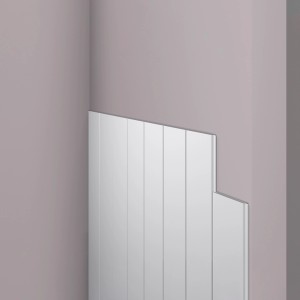 Weißes NOEL & MARQUET 3D Wandpaneel WALLSTYL WG1 als Zubehör für Paneele.