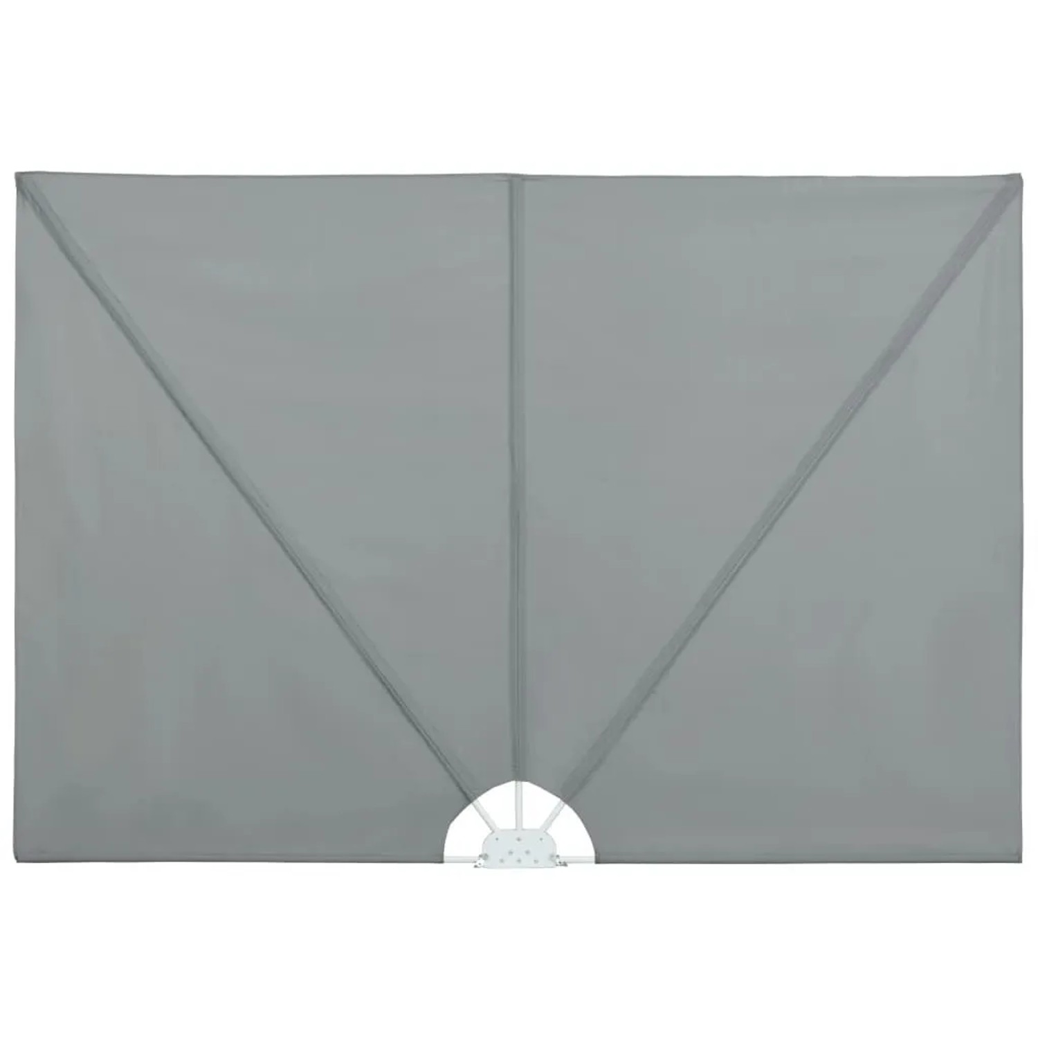 vidaXL Faltbarer Terrassen-Seitenfächer Grau 300×200 cm 44565