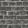 A.S. Création Vliestapete Best of Wood´n Stone mit Klinkerstein-Muster in Schwarz.