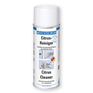 WEICON Citrus-Reiniger Spray, 400ml, zur Reinigung von Oberflächen in Industrie und Handwerk.