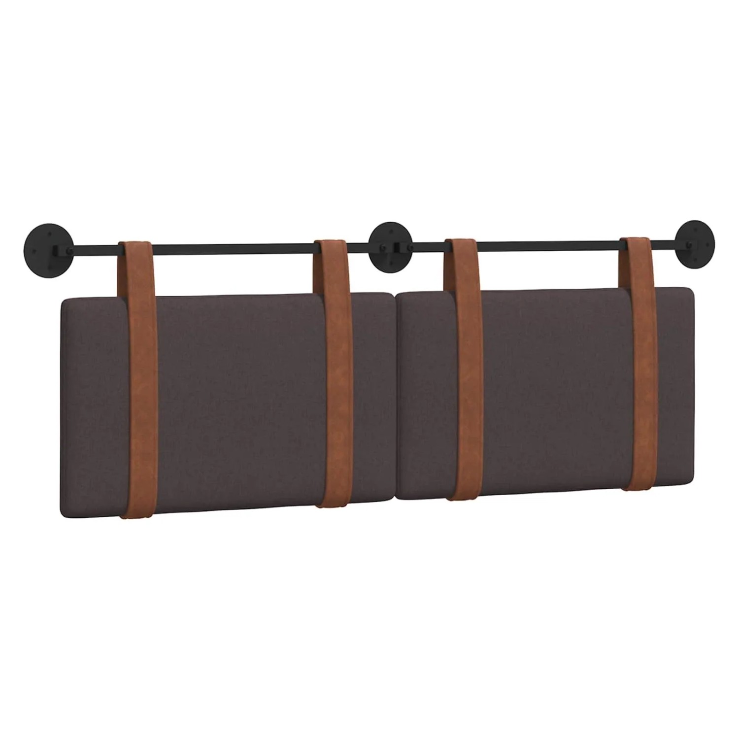 vidaXL Hängevorderseite Uni Dunkelbraun 150 x 55 x 5 cm Antikes PU 42031457