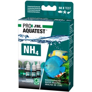 JBL ProAquaTest NH4 Ammonium/Ammoniak Wassertest für Aquarien, Inhalt für 50 Tests.