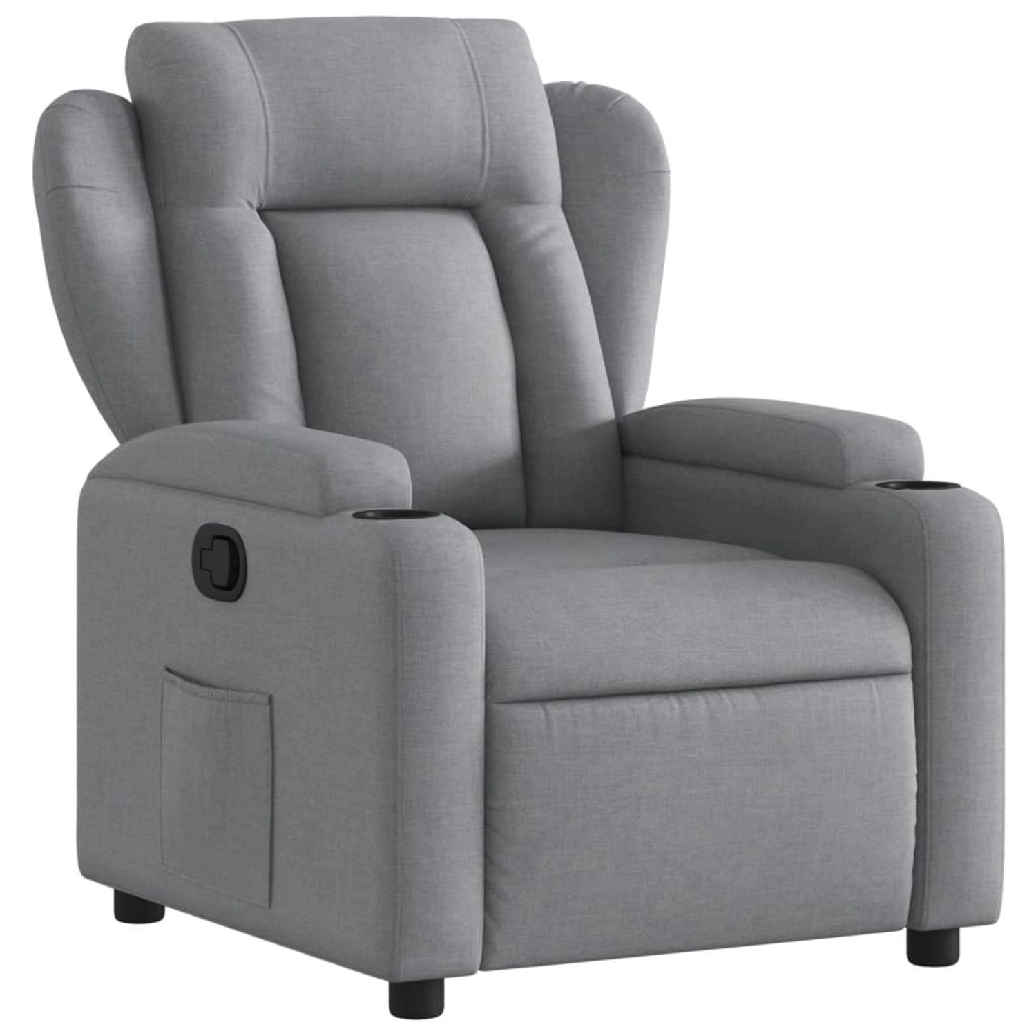 vidaXL Relaxsessel Hellgrau Stoff 3205564 günstig online kaufen