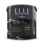 Dunkelgraue, matte ELLE DECORATION Wandfarbe Absolute Granite von Crown, 2,5 Liter.