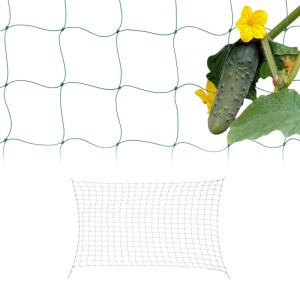 Relaxdays Ranknetz Polyethylen Grün Großmaschig 200 cm x 500 cm 2er Set
